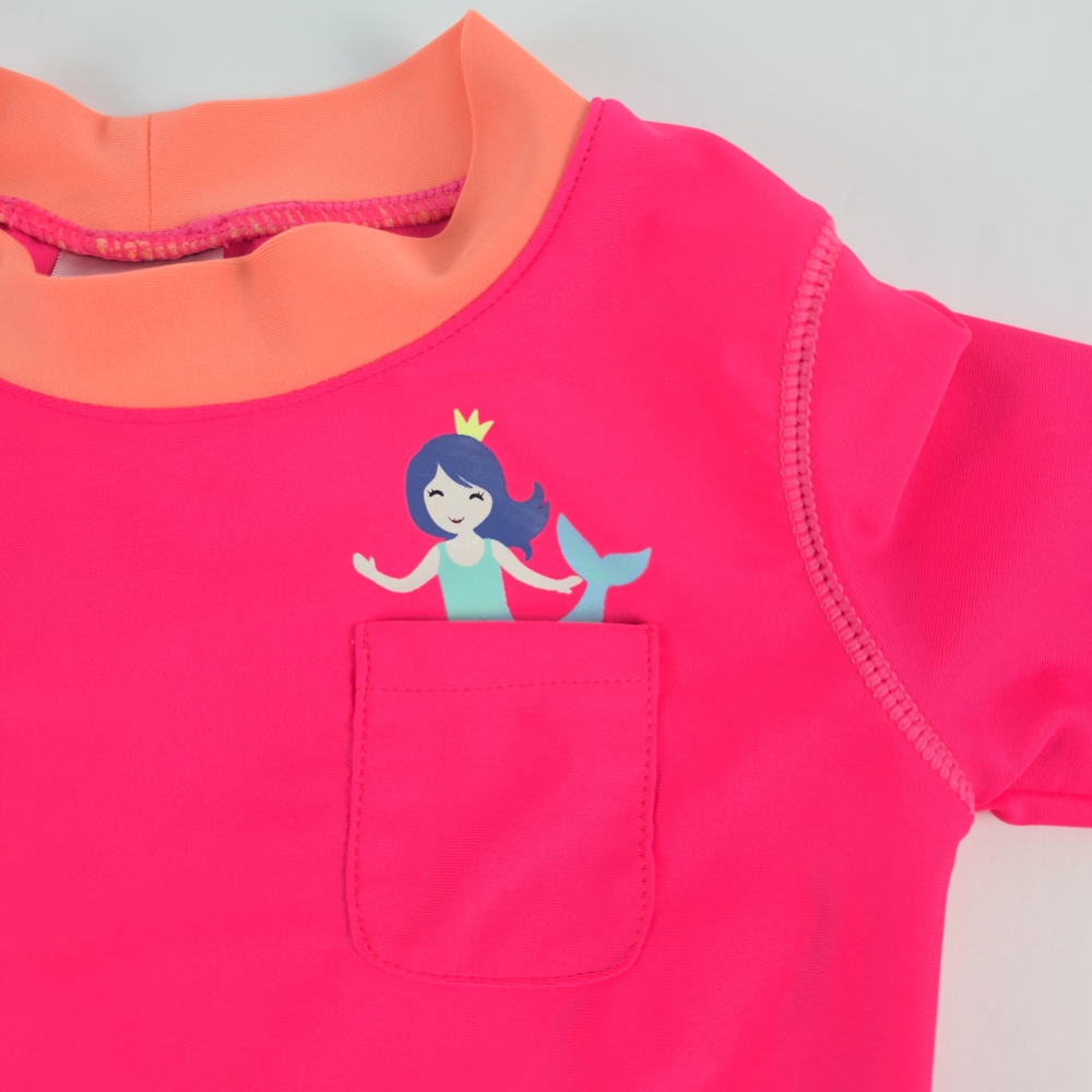 Carter's Baby Girls Mermaid Rash Guard Long Sleeves Swim Top | 24M - Picture 8 of 10